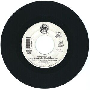 JIve Bunny & Mastermixers 45 That's What I Like / Pretty Blue Eyes VG Rock '89